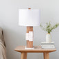 Marble, 18"h Table Lamp, White