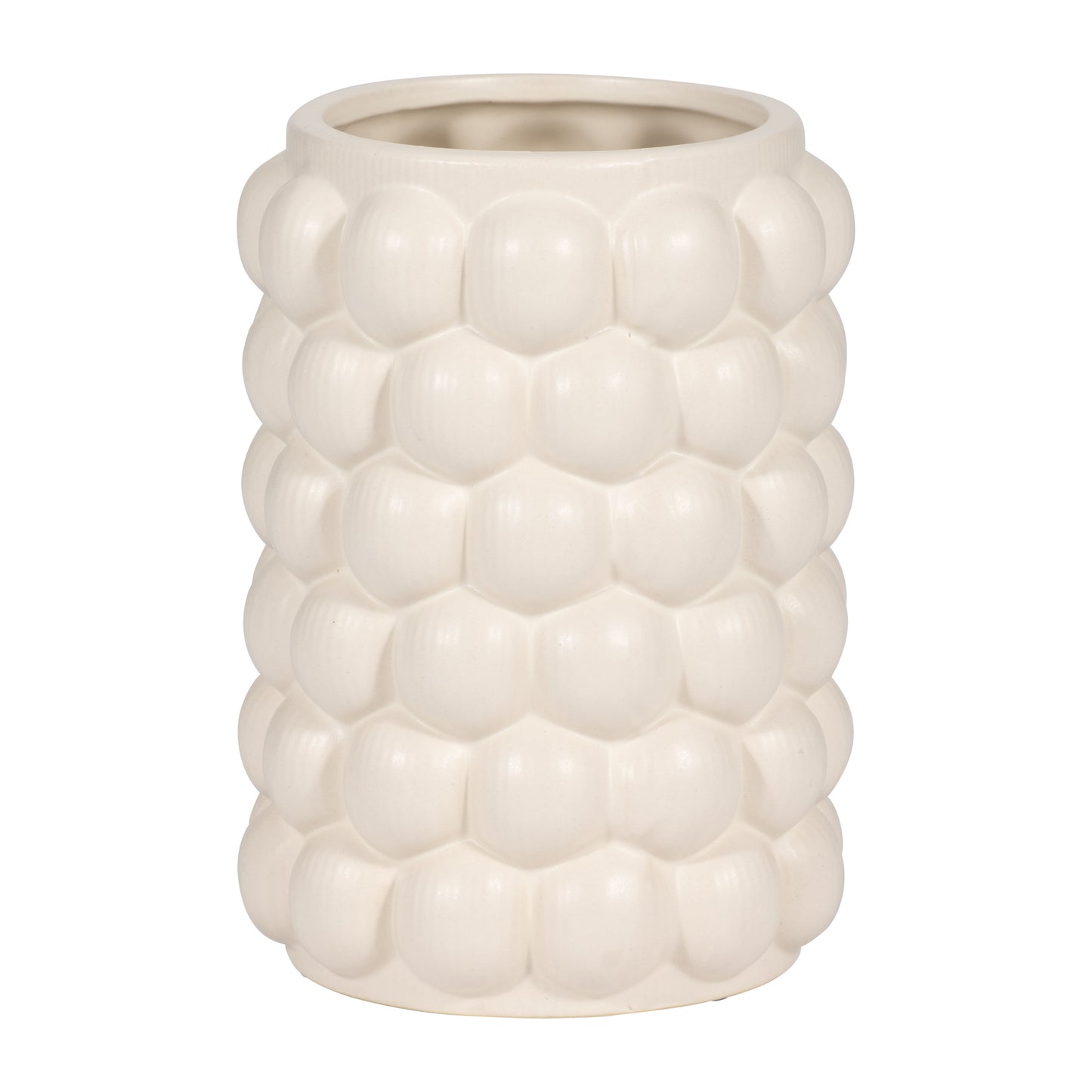 Cer, 7" Bubble Vase, Cotton