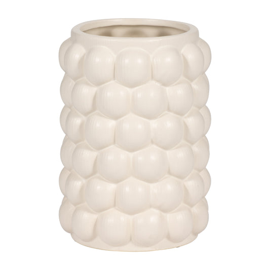 Cer, 7" Bubble Vase, Cotton