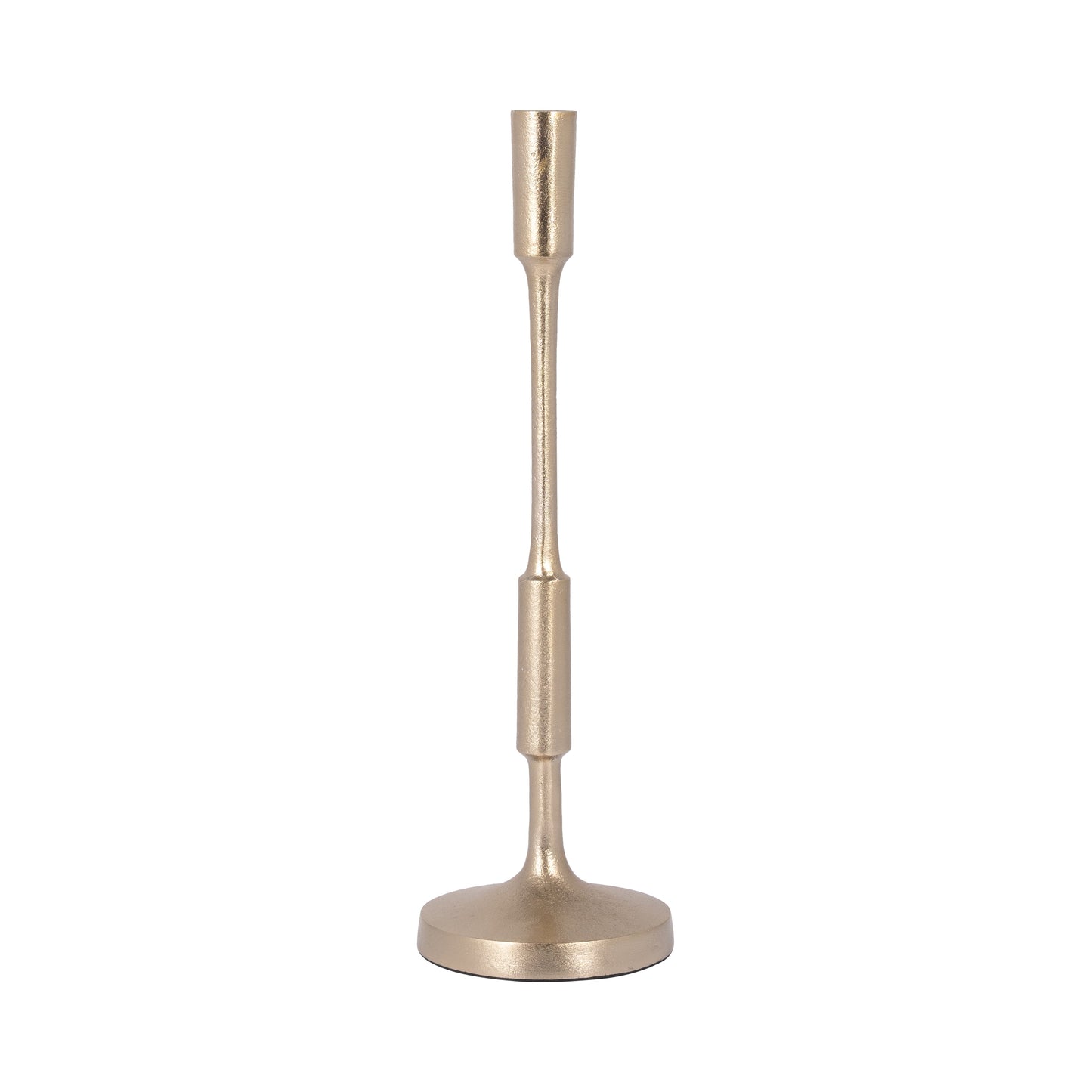 Metal, 16"h Taper Candle Holder, Champagne
