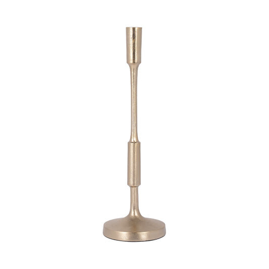 Metal, 16"h Taper Candle Holder, Champagne