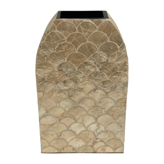 Shell, 15"decorative Vase, Natural
