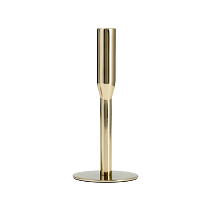 Metal, 8"h Taper Candle Holder, Gold