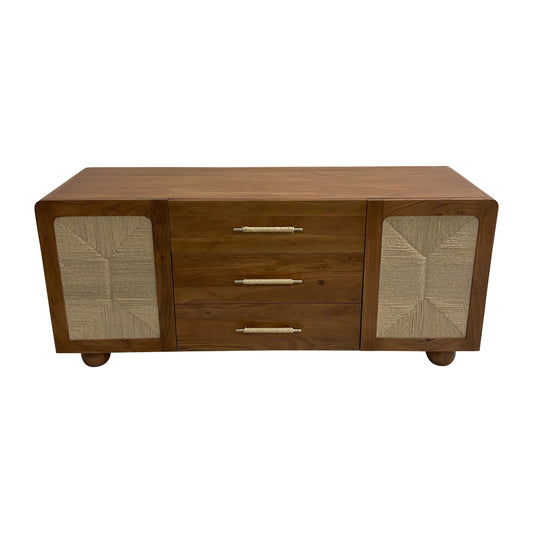 65" Acacia Abacus Sideboard, Brown / Kd