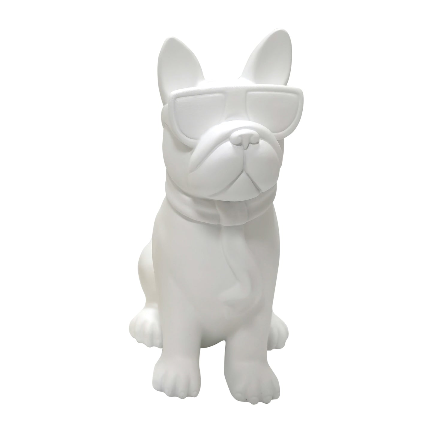 10" Cool Shades Boston Terrier, White