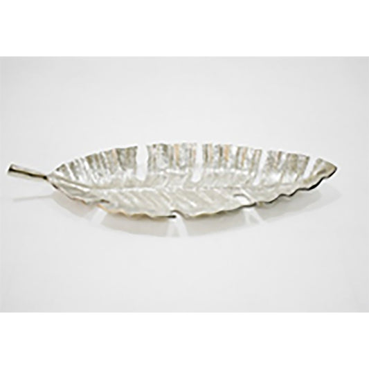 Metal, 22" Leaf Tray, Gold