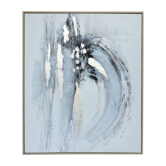 62x52 Framed Handpainted Abstract