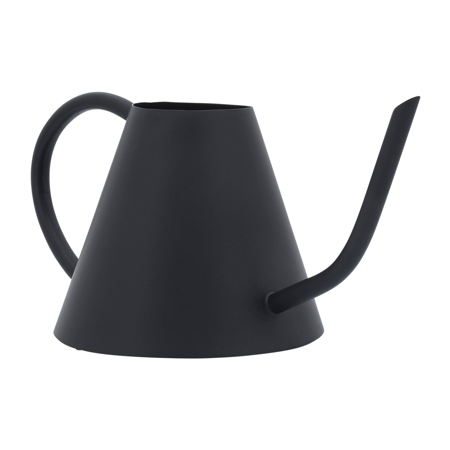 Metal 6"h Watering Can, Black