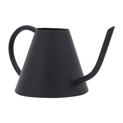 Metal 6"h Watering Can, Black