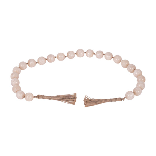 Resin, 36x1 Bead Garland, Ivory