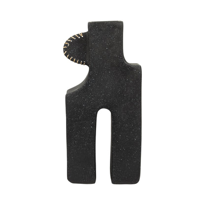 Ecomix, 21"h Abstract Vase, Black