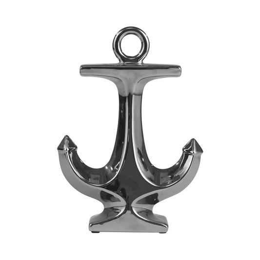 Silver Ceramic Anchor 10"