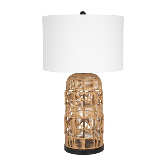 Rattan 30" Table Lamp, Natural