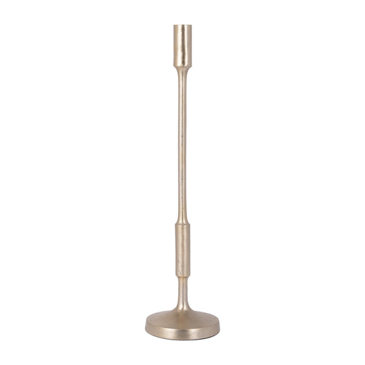 Metal, 20"h Taper Candle Holder, Champagne
