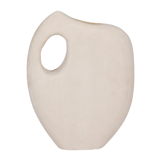 Stone, 12" Tribal Vase, Natural